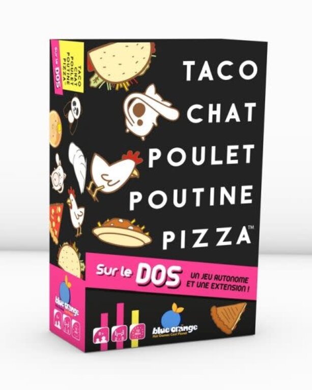 BLUE ORANGE JEU DE CARTES - TACO, CHAT, POULET... SUR LE DOS