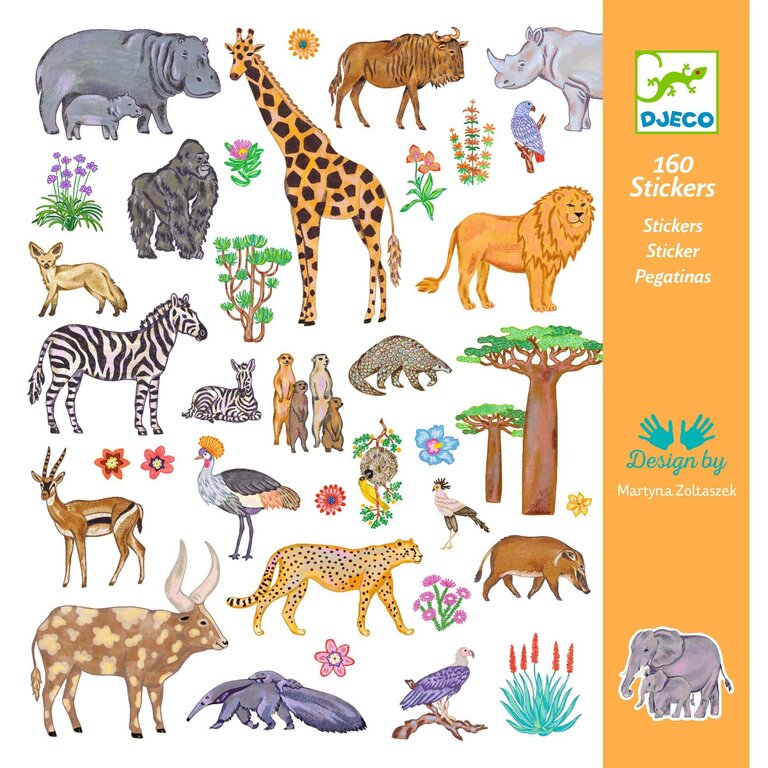 DJECO STICKERS - KENYA