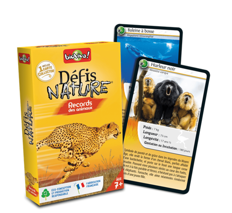 BIOVIVA! DÉFIS NATURE - RECORDS DES ANIMAUX