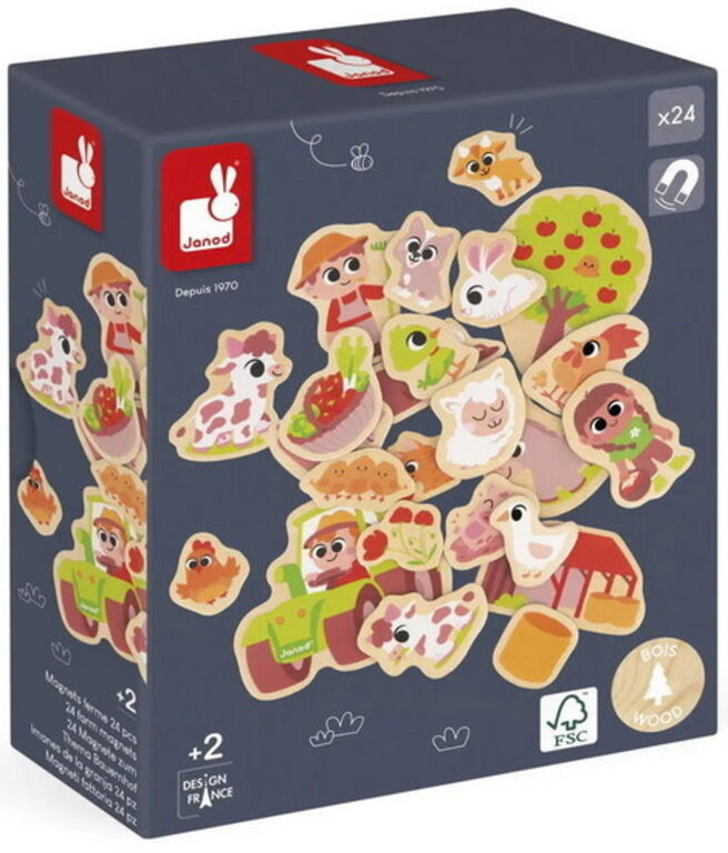 JANOD AIMANTS - FERME 24 PCS