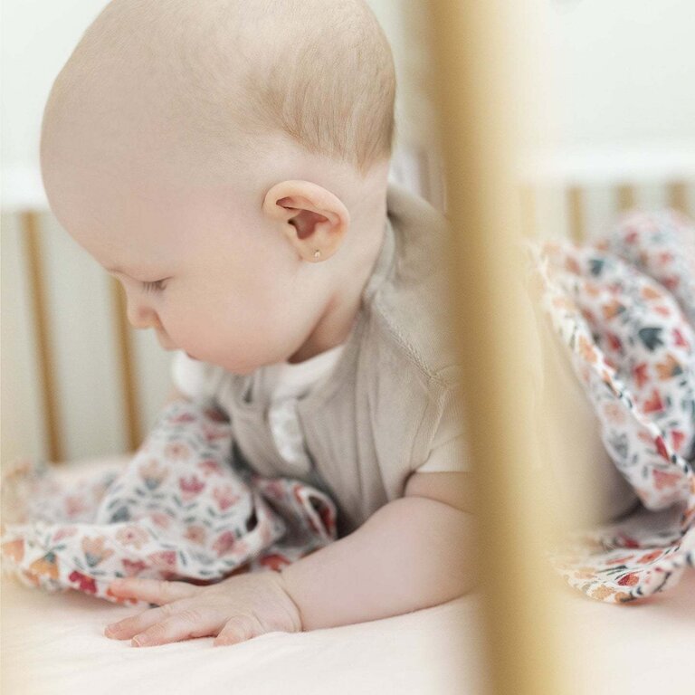 PERLIMPINPIN MOUSSELINE EN COTON - FLORAL