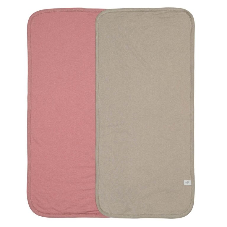 PERLIMPINPIN DUO DE SERVIETTES POUR LE ROT - LOTUS, TAUPE
