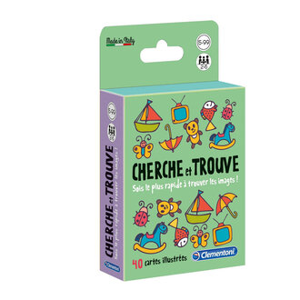 CLEMENTONI JEU DE CARTES - CHERCHE ET TROUVE