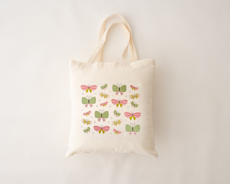 MÖMY SAC RÉUTILISABLE - PAPILLONS