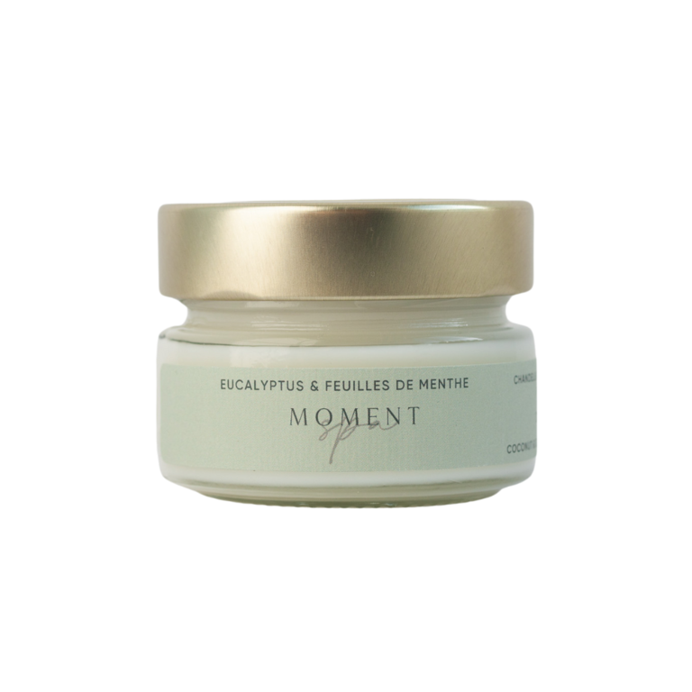 LOVLI CHANDELLE MOMENT SPA - EUCALYPTUS & FEUILLE DE MENTHE