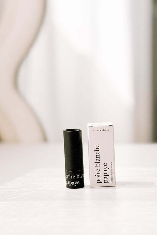 MARÉE CHANDELLE BAUME À LÈVRES - POIRE BLANCHE & PAPAYE