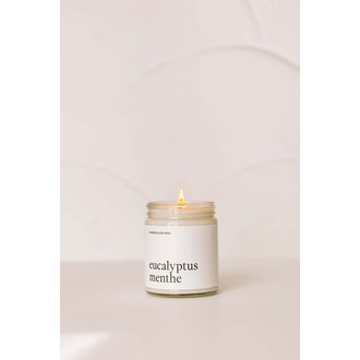 MARÉE CHANDELLE CHANDELLE DE SOYA 270 ML - HUILE ESSENTIELLE EUCALYPTUS MENTHE