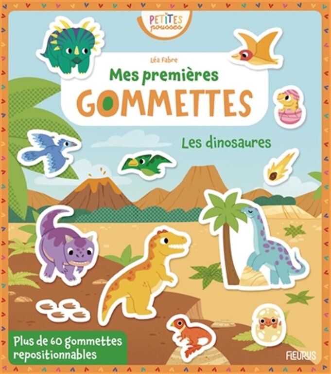 FLEURUS MES PREMIÈRES GOMMETTES - LES DINOSAURES