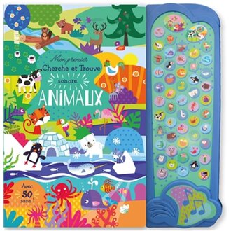 1,2,3 SOLEIL! LIVRE - MON PREMIER CHERCHE ET TROUVE SONORE : ANIMAUX