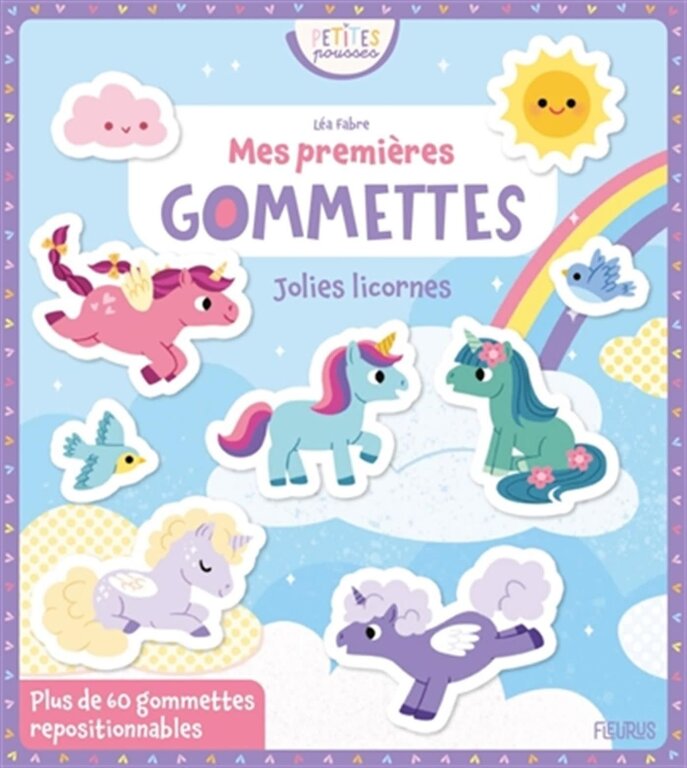 FLEURUS MES PREMIÈRES GOMMETTES - JOLIES LICORNES