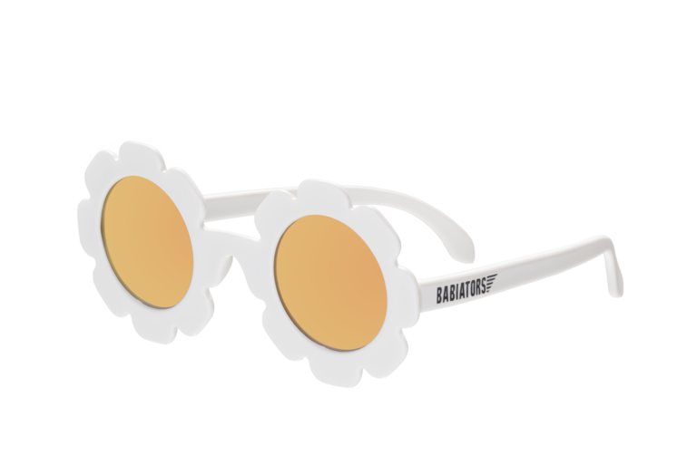 BABIATORS LUNETTE DE SOLEIL MIROIR NON POLARISÉES THE DAISY - BLANC