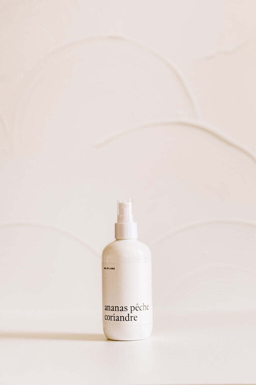 MARÉE CHANDELLE EAU DE LINGE - ANANAS, PÊCHE ET CORIANDRE