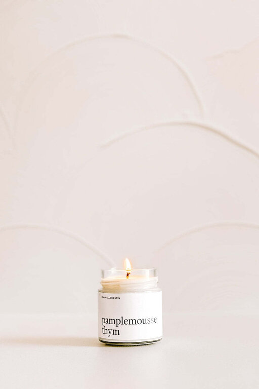 MARÉE CHANDELLE CHANDELLE DE SOYA - PAMPLEMOUSSE ET THYM