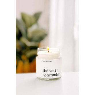 MARÉE CHANDELLE CHANDELLE DE SOYA - THÉ VERT CONCOMBRE