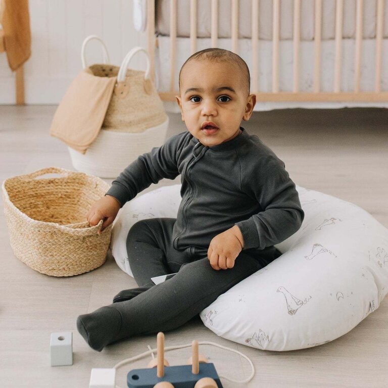 PERLIMPINPIN COUSSIN D'ALLAITEMENT EN BAMBOU - OIE