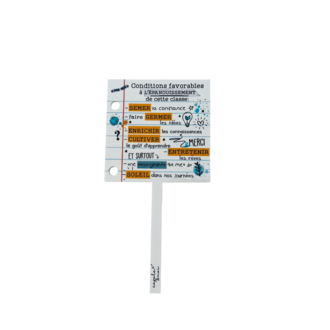 AFFICHETTE POUR PLANTES - CLASSE