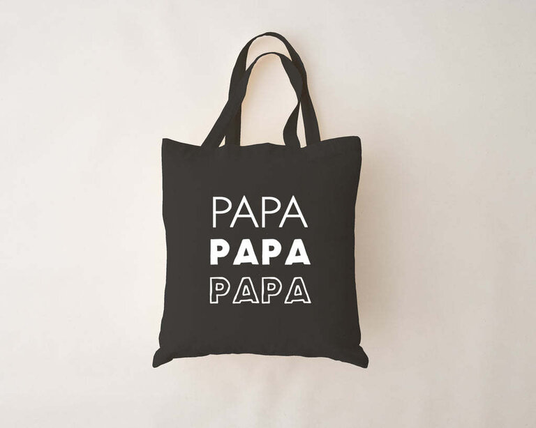 MÖMY SAC RÉUTILISABLE NOIR - PAPA PAPA PAPA