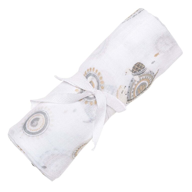 PERLIMPINPIN MOUSSELINE EN COTON - TORTUES