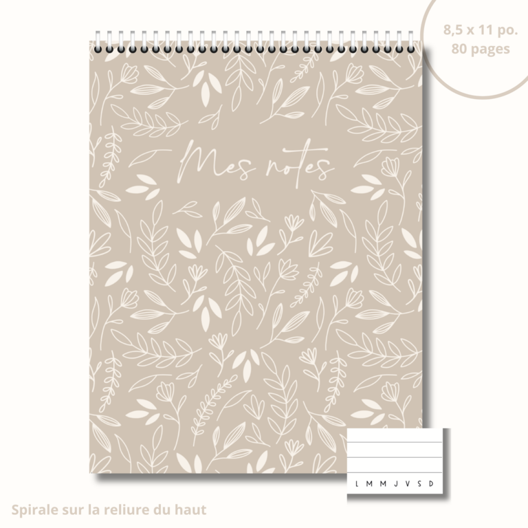 ENSEIGNANTES INSPIRANTES CAHIER DE NOTES - LINE ART