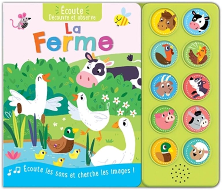 1,2,3 SOLEIL! ÉCOUTE, DÉCOUVRE ET OBSERVE : LA FERME
