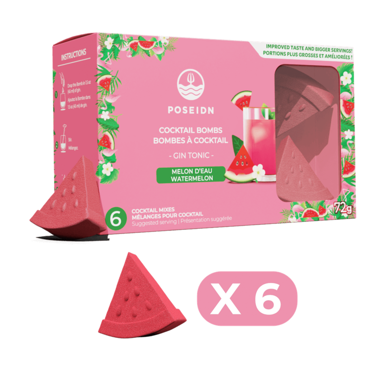 POSEIDN BOMBES POUR COCKTAIL - MELON D'EAU