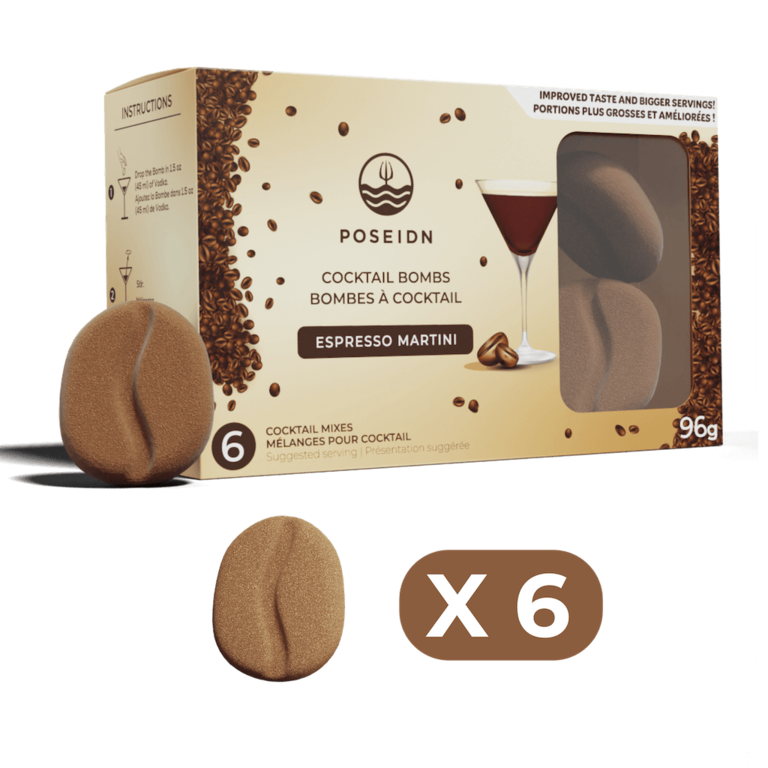 POSEIDN BOMBES POUR COCKTAIL - ESPRESSO MARTINI