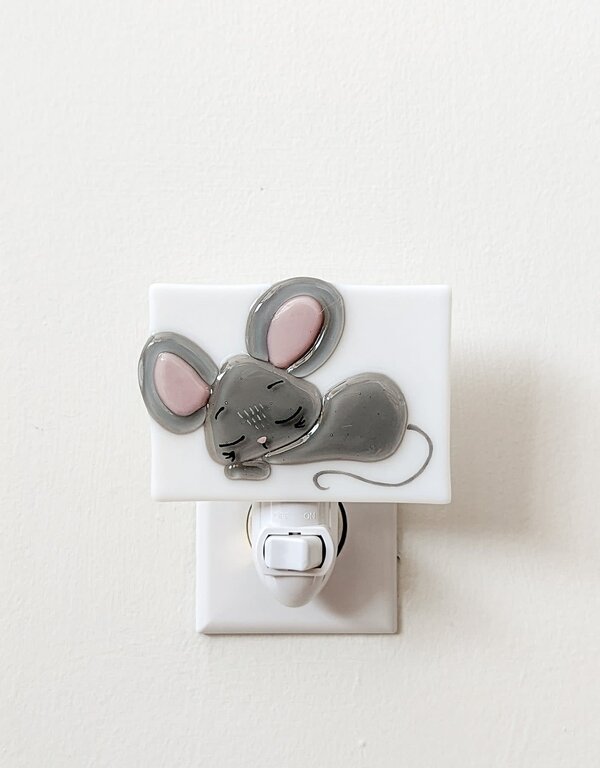 VEILLE SUR TOI VEILLEUSE - SOURIS SIMON