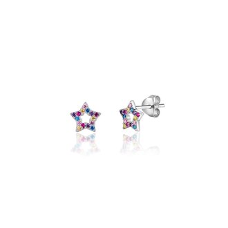 GIRL NATION BOUCLES D'OREILLES - ÉTOILES MULTICOLORES