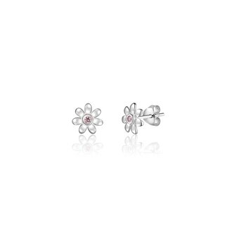 GIRL NATION BOUCLES D'OREILLES - FLEURS EN ARGENT