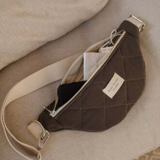 DANS LE SAC SAC BANANE MATELASSÉ - KAKI