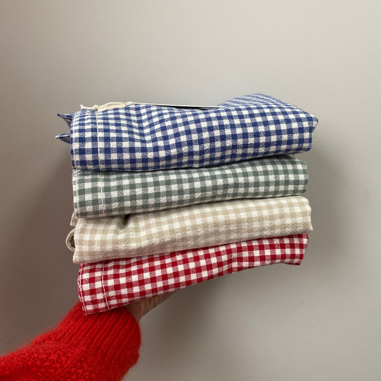 DANS LE SAC FOURRE-TOUT EN COTON BIO -  VICHY MARINE