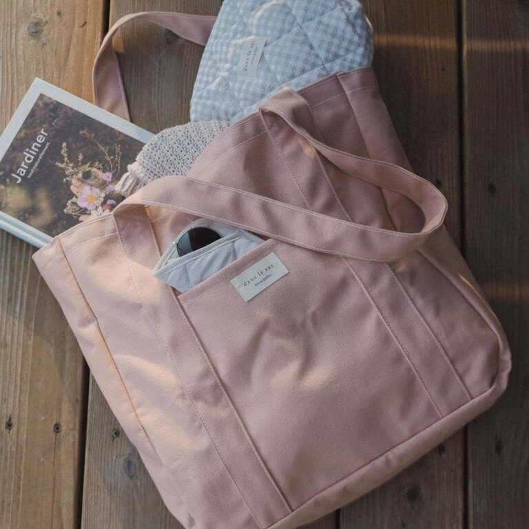 DANS LE SAC SAC FOURRE-TOUT COLORÉ - CORAIL