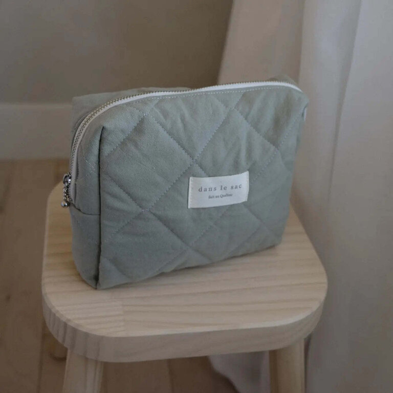 DANS LE SAC POCHETTE MATELASSÉE - MENTHE