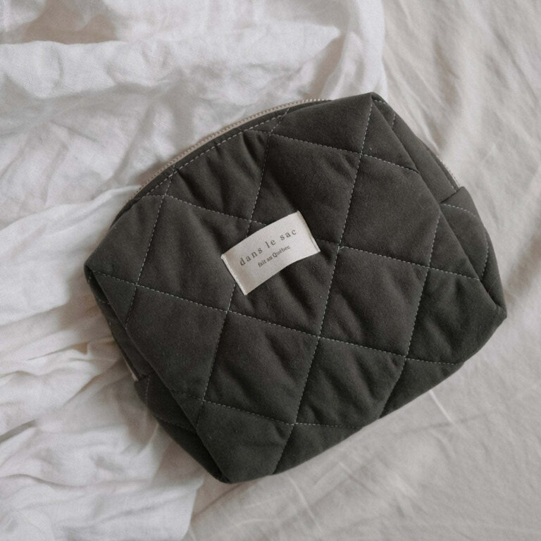 DANS LE SAC POCHETTE MATELASSÉE - KAKI