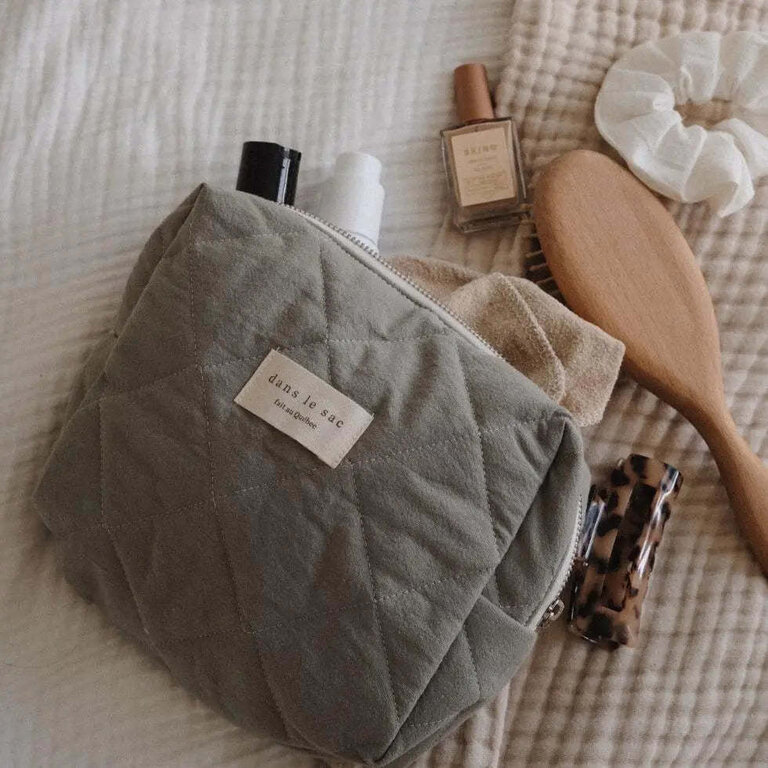 DANS LE SAC POCHETTE MATELASSÉE - KAKI