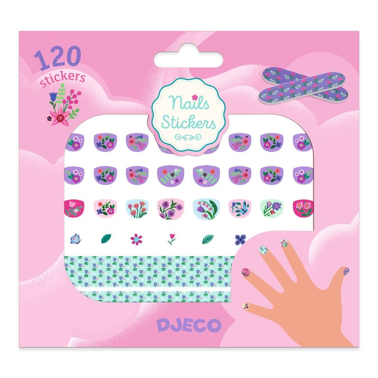 DJECO COLLANTS À ONGLES - PETITE FLEUR