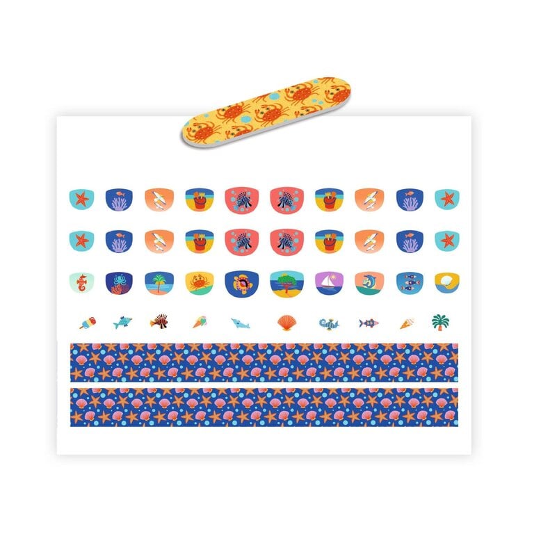 DJECO NAIL STICKERS - MEDITERRANEAN