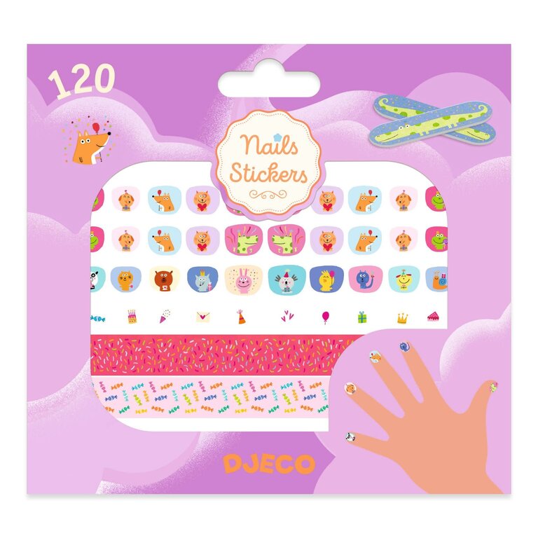 DJECO COLLANTS À ONGLES - JOYEUX ANNIVERSAIRE!