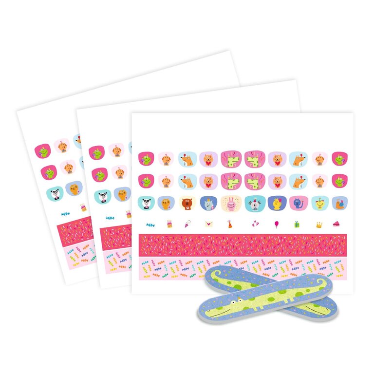DJECO COLLANTS À ONGLES - JOYEUX ANNIVERSAIRE!