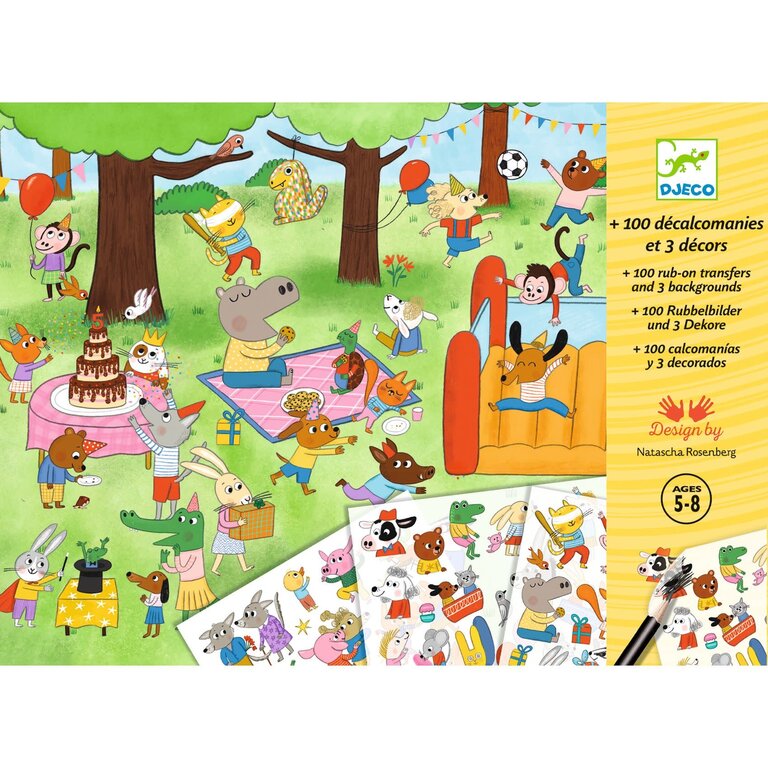 DJECO DECALS - PARTY TIME!