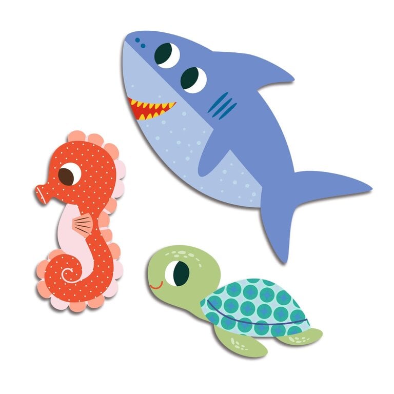 DJECO STICKERS - SEA ANIMALS