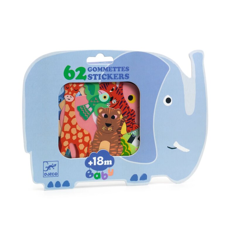 DJECO STICKERS - SAVANNAH ANIMALS