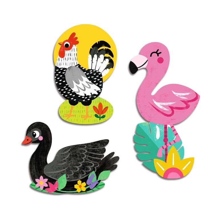 DJECO GOMMETTES - OISEAUX