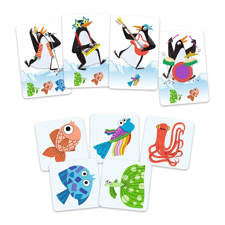 DJECO JEU DE CARTES - ROCK BAND