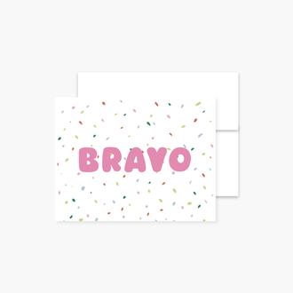 BOUCLE & PAPIER GREETING CARD - CONGRATS CONFETTI