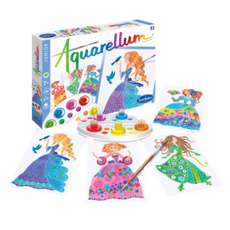 SENTOSPHERE PEINTURE AQUARELLUM JR - PRINCESSES FLEURS