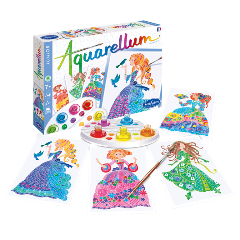 Kit Peinture Aquarellum Junior Princesses Sentosphère