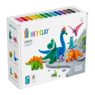 HEY CLAY ENSEMBLE D'ARGILE - DINOS