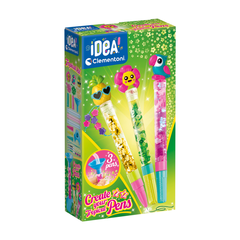 CLEMENTONI IDEA : CRÉE TES STYLOS - TROPICAL