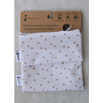 MICASSO & CO DUO DE SACS À COLLATION - PETIT OURSON